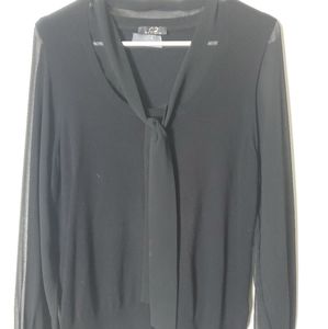 1pc  sweater vest w sheer sleeves